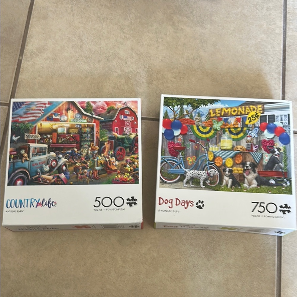 Country Life & Dog Days Puzzle Set
